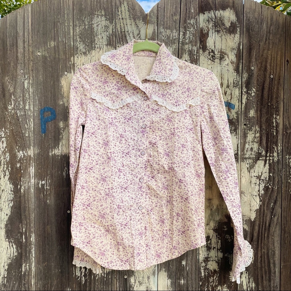 Vintage Cottagecore Western Shirt